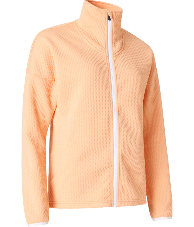 Abacus Sportswear Sunningdale Fullzip Women's Golf Jacket - Apricot