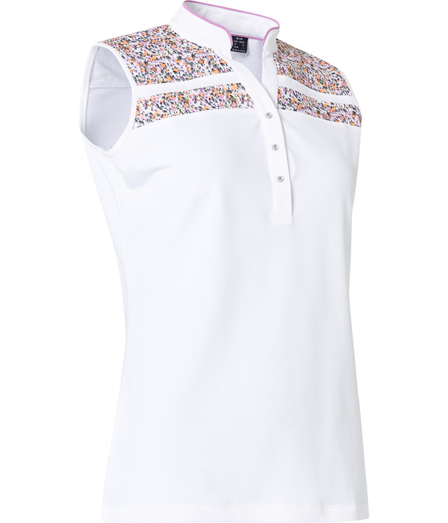 Abacus Sportswear Anne Sleeveless Women's Golf Polo - Lupine Mixed