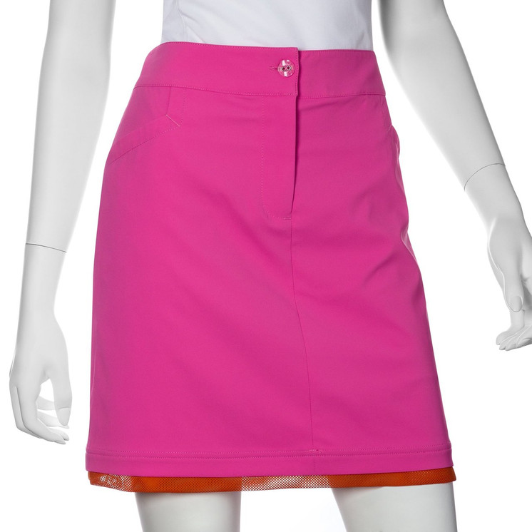 EP Pro NY Contrast Mesh Hem Detail Women's Golf Skort