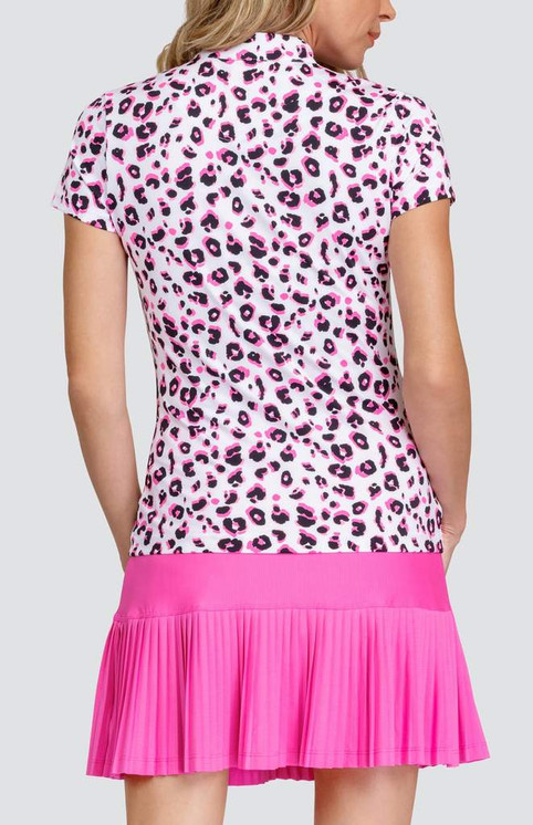 Tail Activewear Michelle Short Sleeve Golf Top - Pantera - FINAL SALE