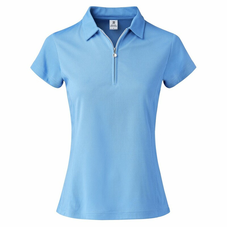 Daily Sports Macy Short Sleeve Polo Shirt - Pacific Blue