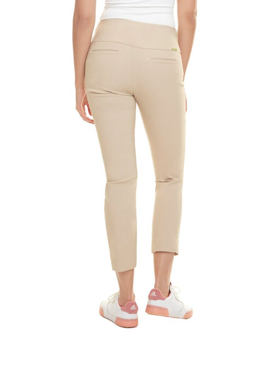 Swing Control Master Core Women's Golf Ankle Pants - Stone