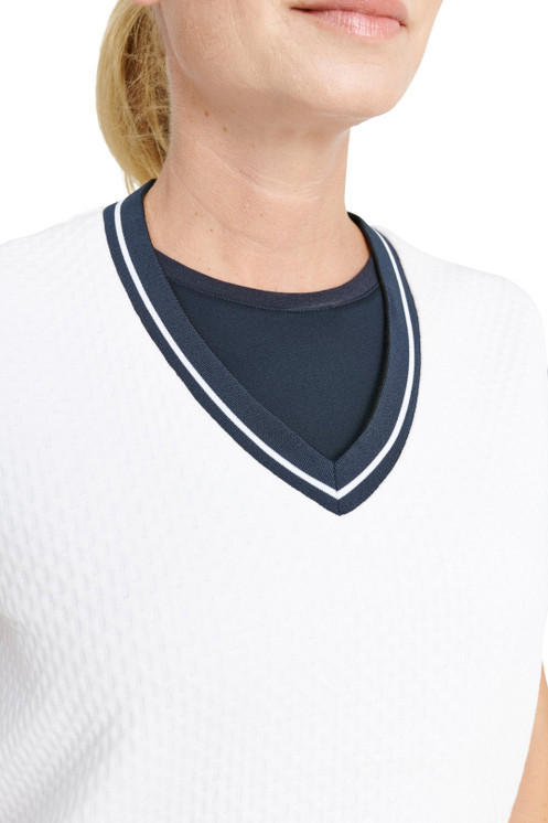 Abacus Sportswear Scramble Women's Golf Vest - white