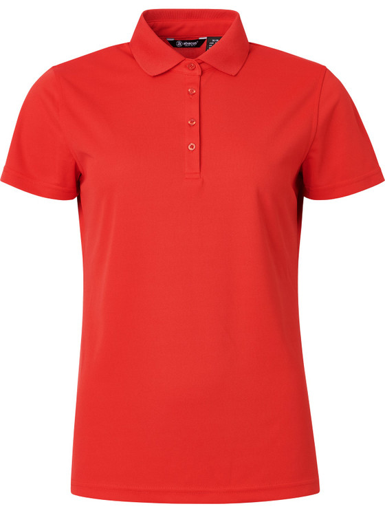 Abacus Sportswear CrayWomen's Golf  Short Sleeve Polo - red