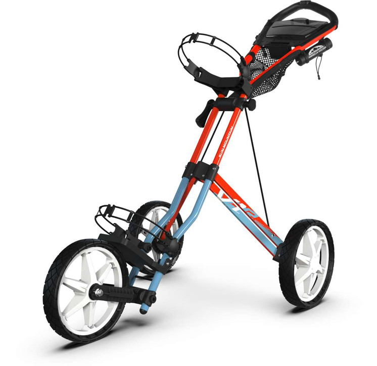 Sun Mountain Speed Cart V1r Push Cart - Lack-fire Red