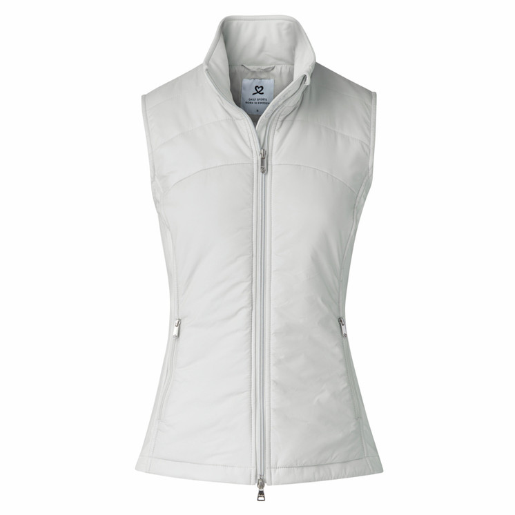 Daily Sports Brassie Birch Lightly Padded Golf Vest - Gray