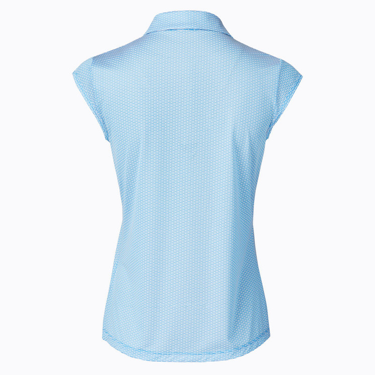 Daily Sports Carmela Sleeveless Polo Women's Golf Shirt - Pacific Blue