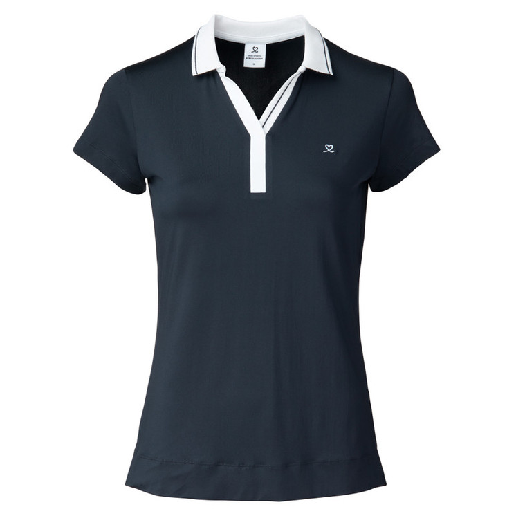 Daily Sports Indra Cap Sleeve Polo Women's Golf Shirt - Navy