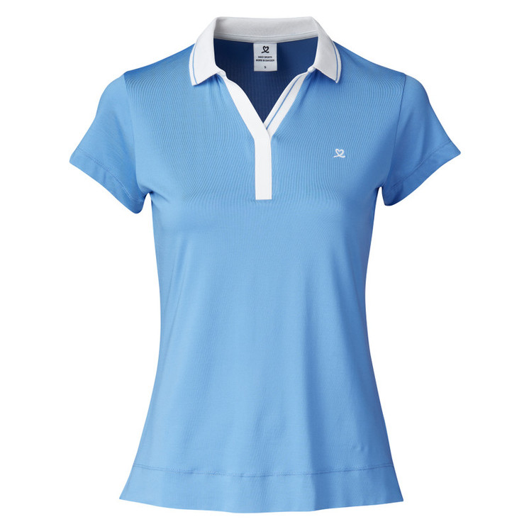 Daily Sports Indra Cap Sleeve Polo Women's Golf Shirt - Pacific Blue