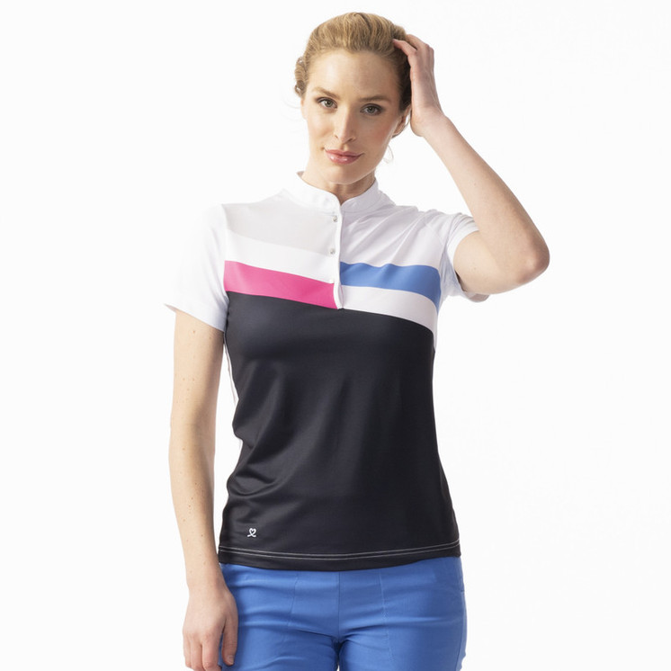 Daily Sports Ossie Short Sleeve Polo Women's Golf Shirt - Navy