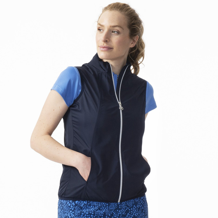 Daily Sports Mia Wind Women's Golf Vest - Navy