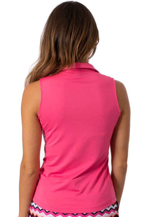 Golftini Sleeveless Fabulous Women's Polo - Hot Pink