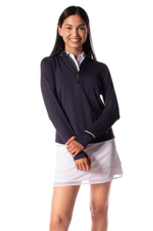 Golftini Fabulous Mock Women's Pullover - Navy