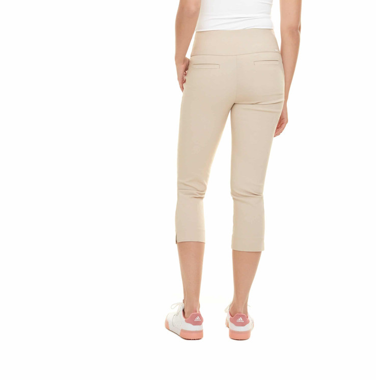 Swing Control Master Core Cropped Women's Golf Pants - Stone