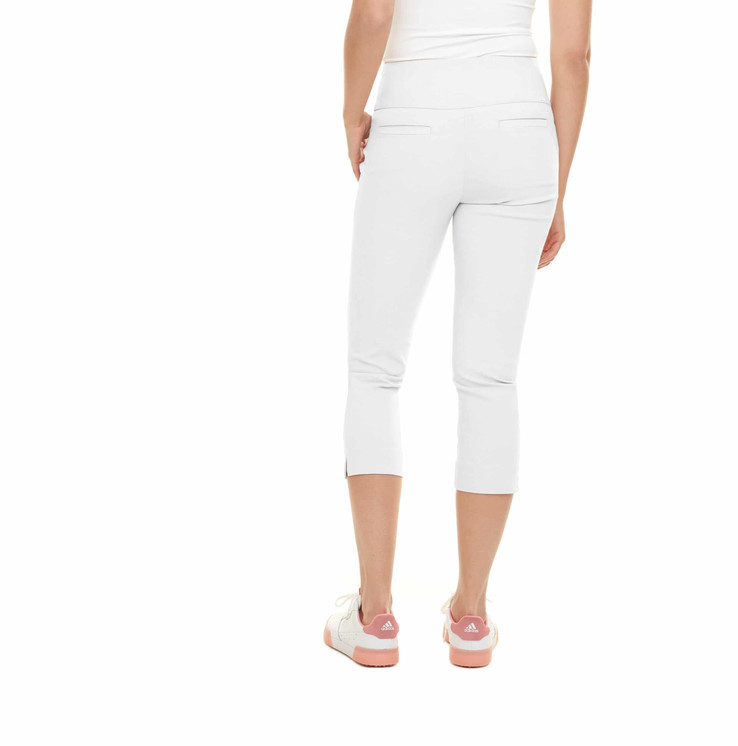 Swing Control Master Core Cropped Women's Golf Pants - White