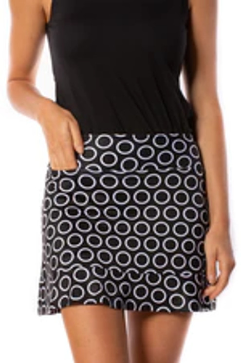 Golftini Infinity Women's Golf Skirt  - Pull-On Ruffle Stretch