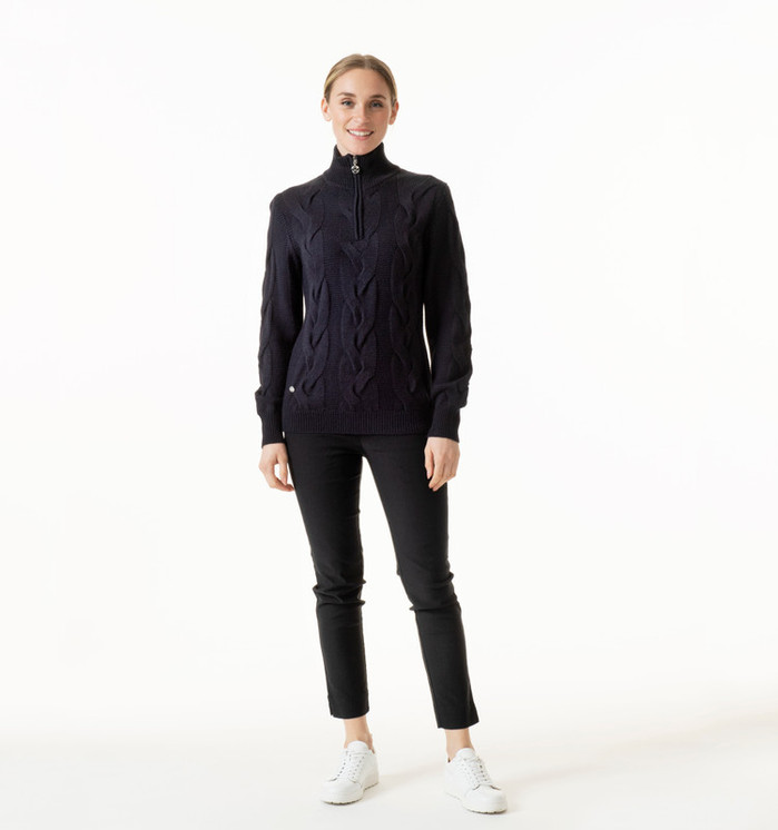 Daily Sports Addie Unlined Polo Pullover - Navy