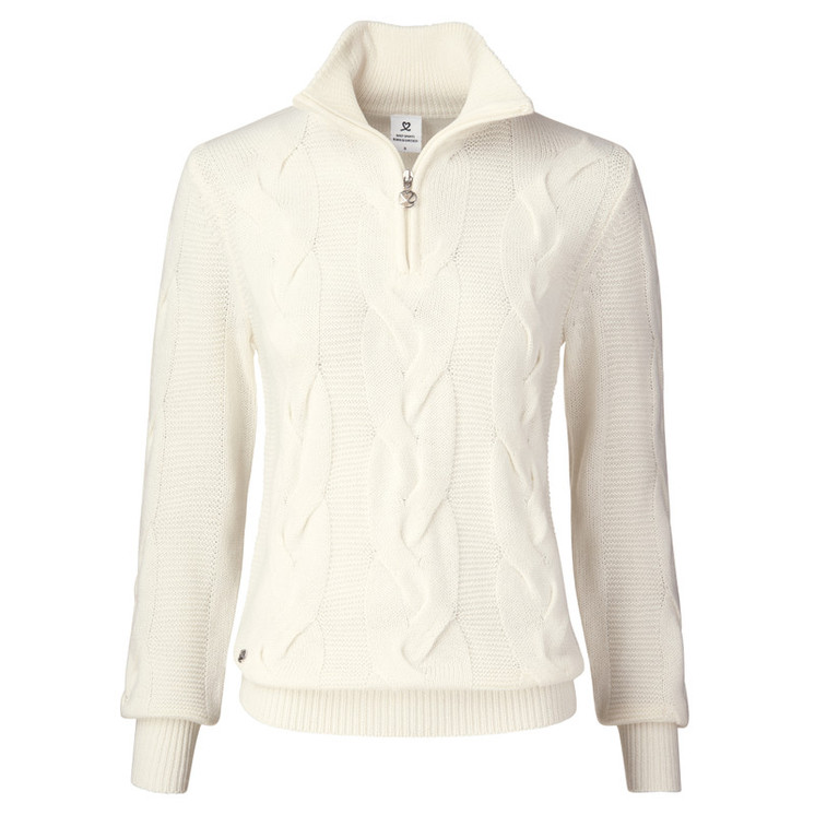 Daily Sports Addie Lined Polo Pullover - White
