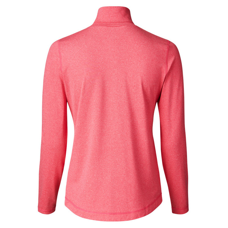 Daily Sports Agnes Berry Long Sleeve Roll Neck Turtle Neck Top - Red