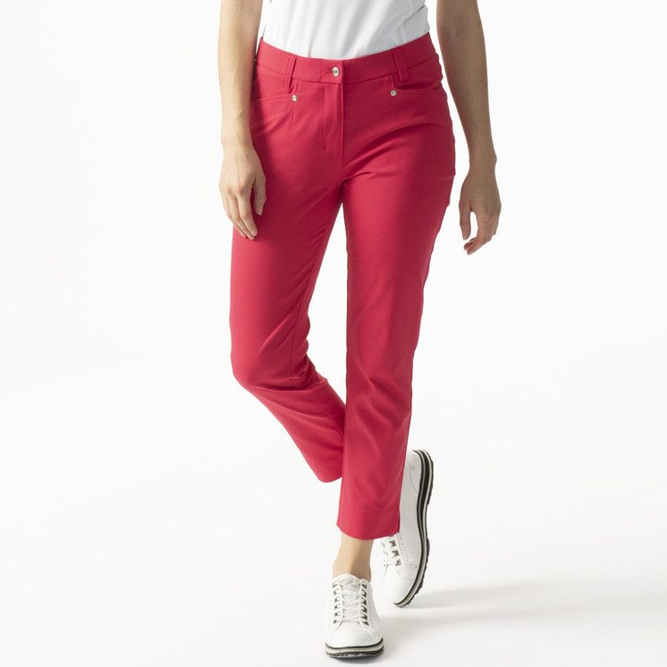 Daily Sports Lyric High Water Ankle Pants - Berry Red