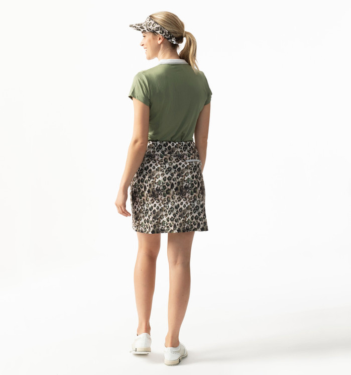 Daily Sports Arielle Animal 18" Golf Skort - Green Moss