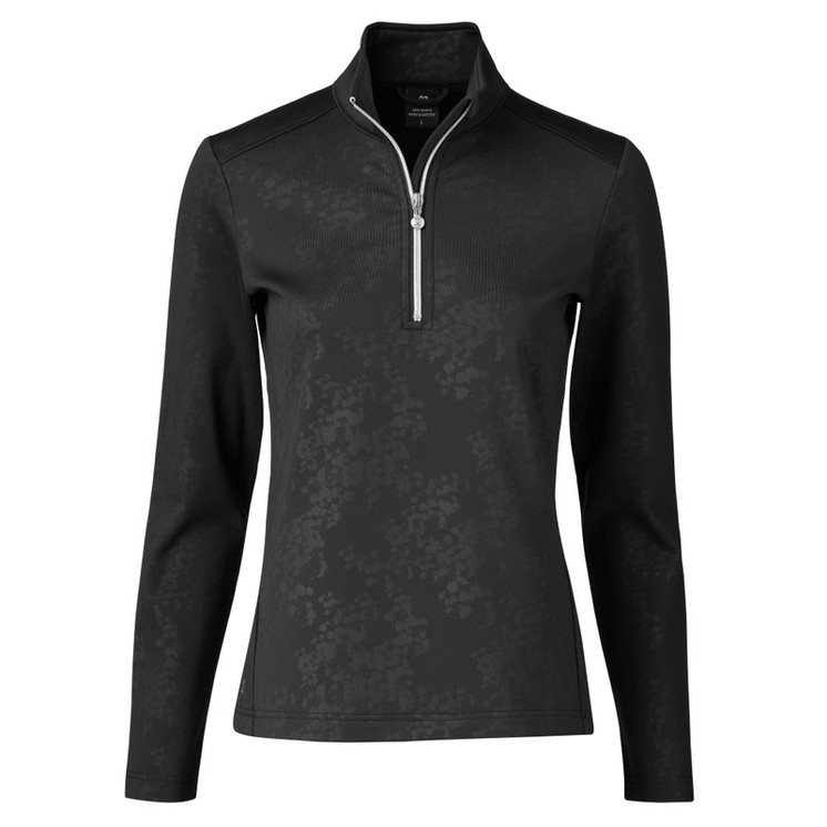 Daily Sports Miranda Long Sleeve Half Neck Top - Black