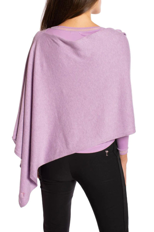 Golftini Cotton Cashmere Golf Poncho - Lavender