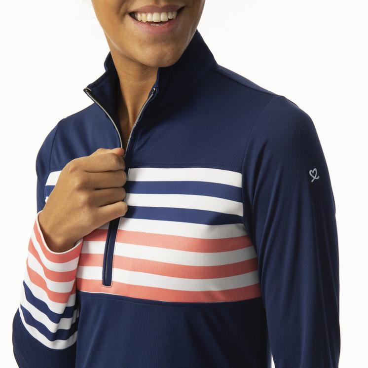 Daily Sports Anja Spectrum Long Sleeve Woman's Golf Dress - Navy