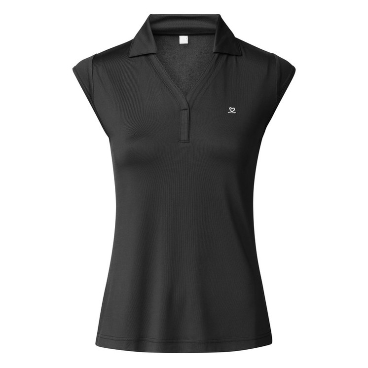 Daily Sports Anzio Sleeveless Woman's Polo Shirt - Black 