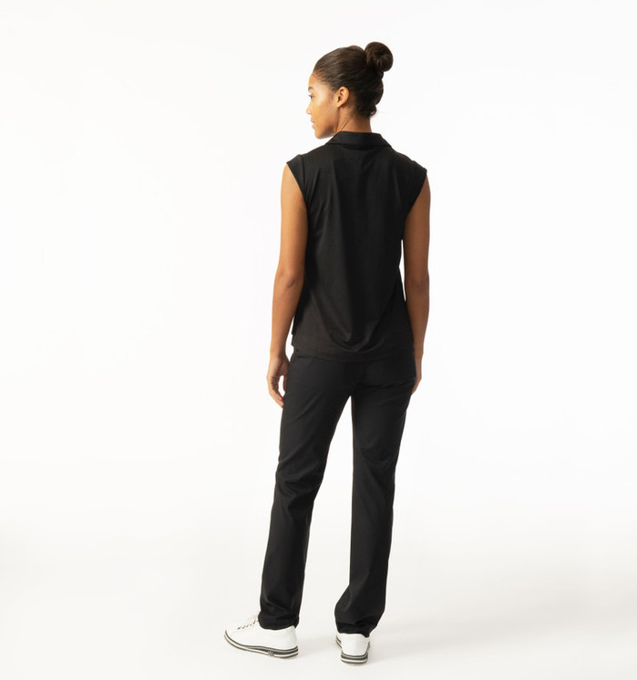 Daily Sports Anzio Sleeveless Woman's Polo Shirt - Black 