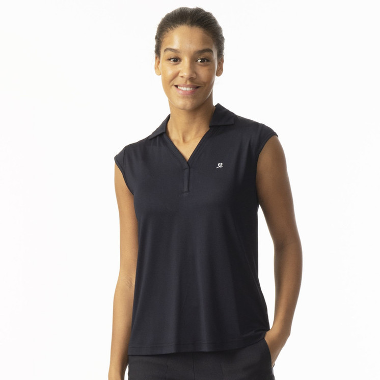 Daily Sports Anzio Sleeveless Woman's Polo Shirt - Navy 