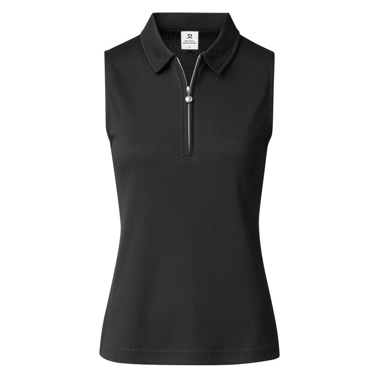 Daily Sports Peoria Sleeveless Woman's Polo Shirt - Black