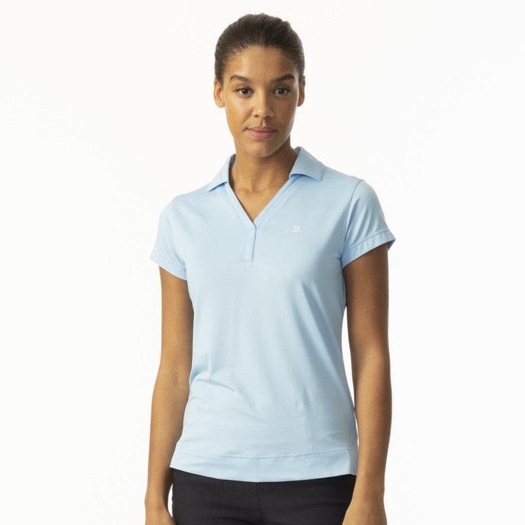 Daily Sports Anzio Short Sleeve Woman's Polo Shirt - Skylight Blue