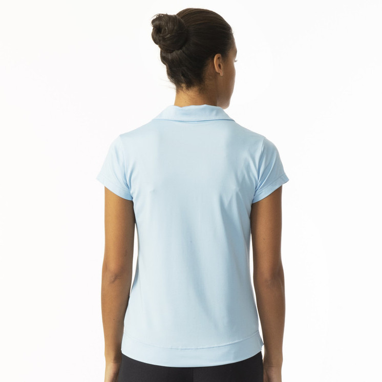 Daily Sports Anzio Short Sleeve Woman's Polo Shirt - Skylight Blue