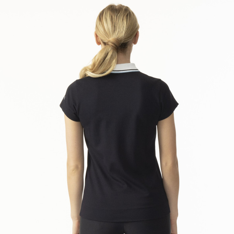 Daily Sports Candy Short Sleeve Woman's Polo Shirt - Navy