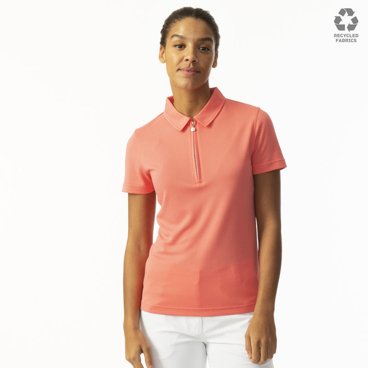 Daily Sports Peoria Short Sleeve Woman's Polo Shirt - Coral