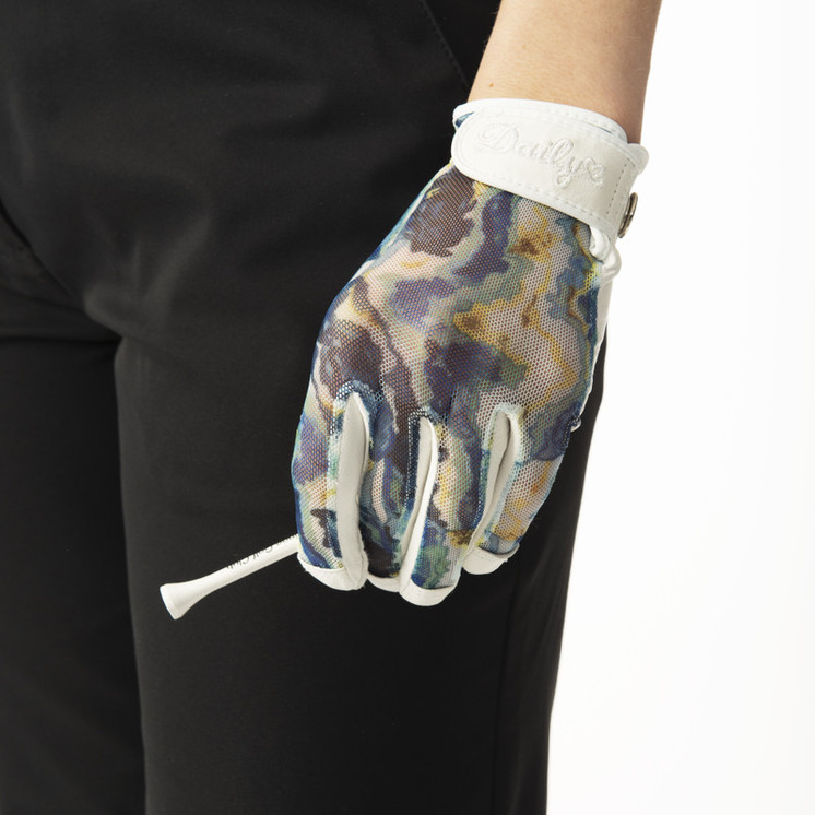 Daily Sports Flair Woman's Golf Sun Glove - Blue