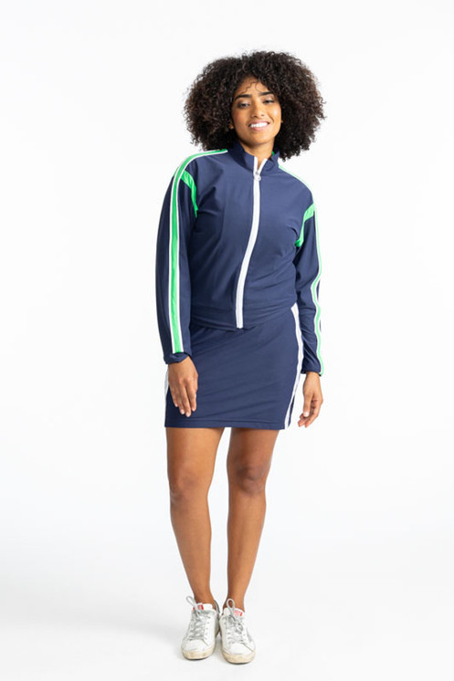 Kinona Warm Up Women Golf Jacket - Navy Blue