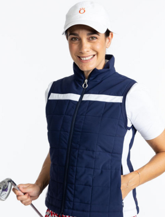 Kinona Chill Layer Women Golf Vest - Navy Blue