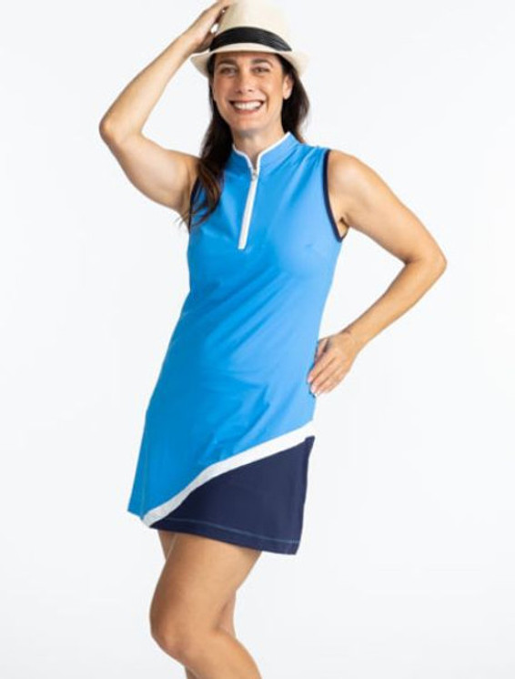 Kinona Tend The Flag Woman Golf Dress - French Blue