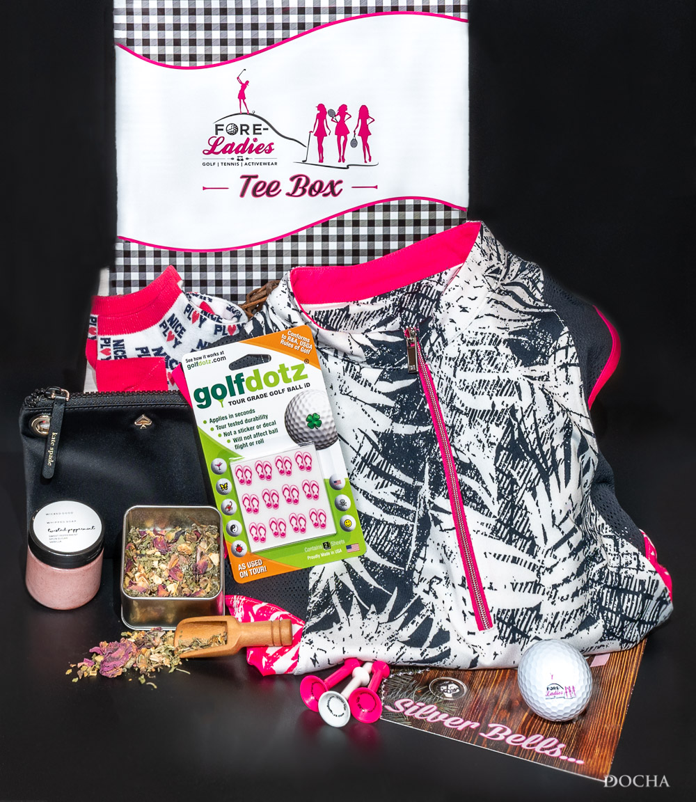 Fore! A Round of Golf, Gift Basket for Golfers