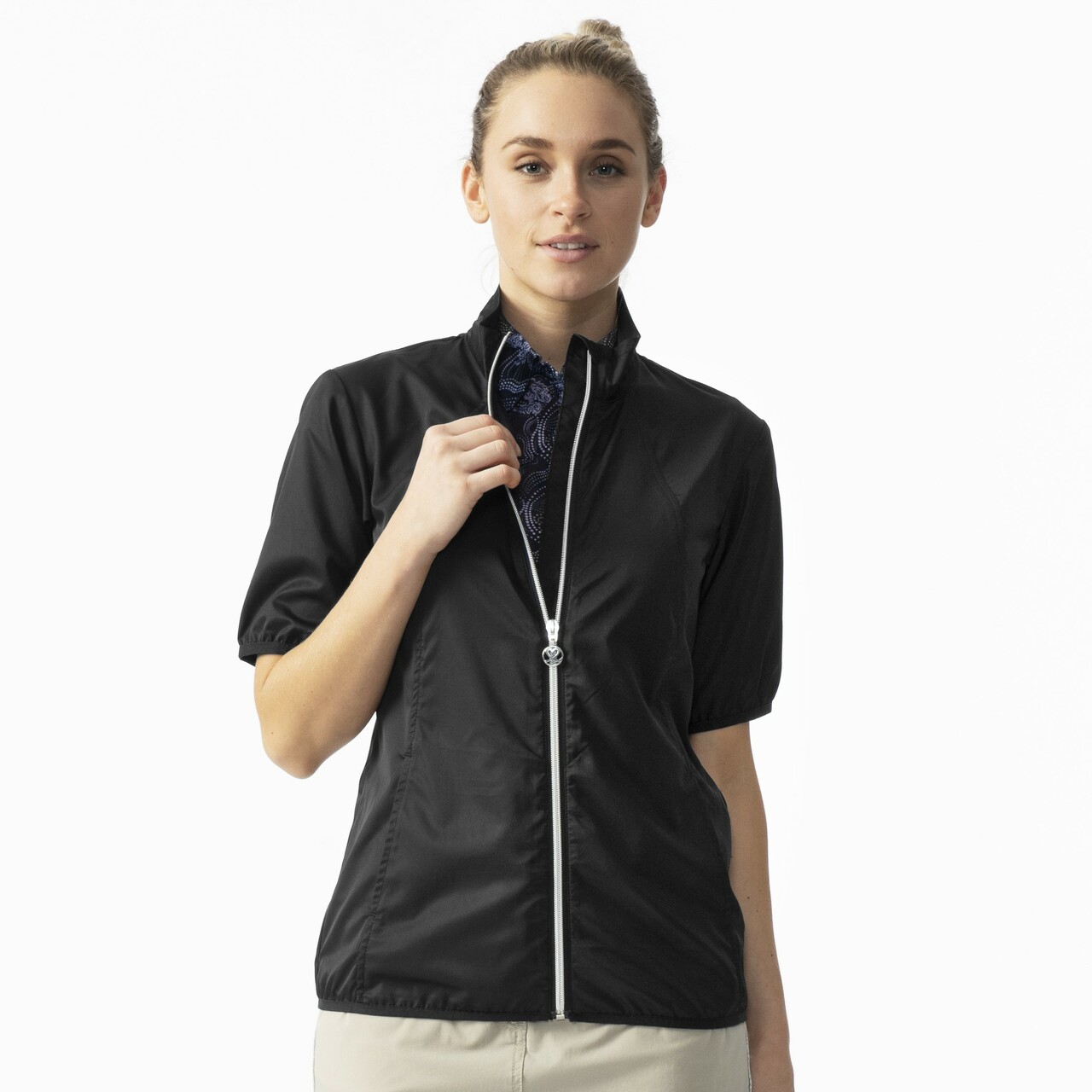 Daily Sports Mia Short Sleeve Wind Jacket - Black