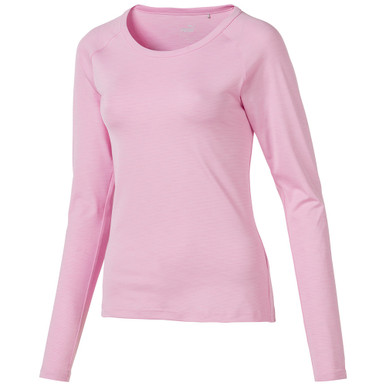 puma pink golf shirt