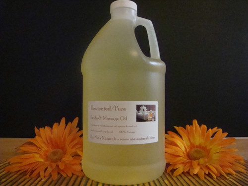 Unscented Body & Massage Oil 64oz/Half Gallon Jug