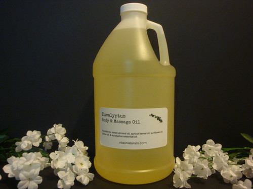  Eucalyptus Body & Massage Oil 64oz/Half Gallon Jug