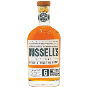 Russelâ€™s Reserve 6 Year Straight Rye Whiskey 750ml