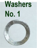 Vickers Lock Headspacing Washers, No. 1 .003 thickness