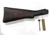 Canadian No.4 Butt Stock with Repair Marks and No.4 Brass Butt Plate and Brass Oiler (Fair)