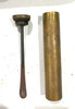 Canadian No.4 Butt Stock with Repair Marks and No.4 Brass Butt Plate and Brass Oiler (Fair)