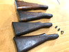 Lot of 4 x  No4 Stocks - butt assembly with alloy butt plate 